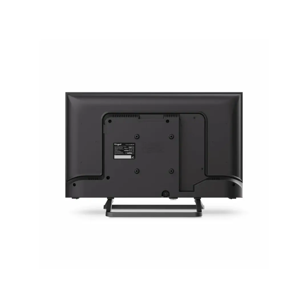 Vista trasera del televisor LED 24" LE-2485/6 SM ENGEL, destacando sus puertos y conexiones para una fácil integración en sistemas de hotel - Electrocash