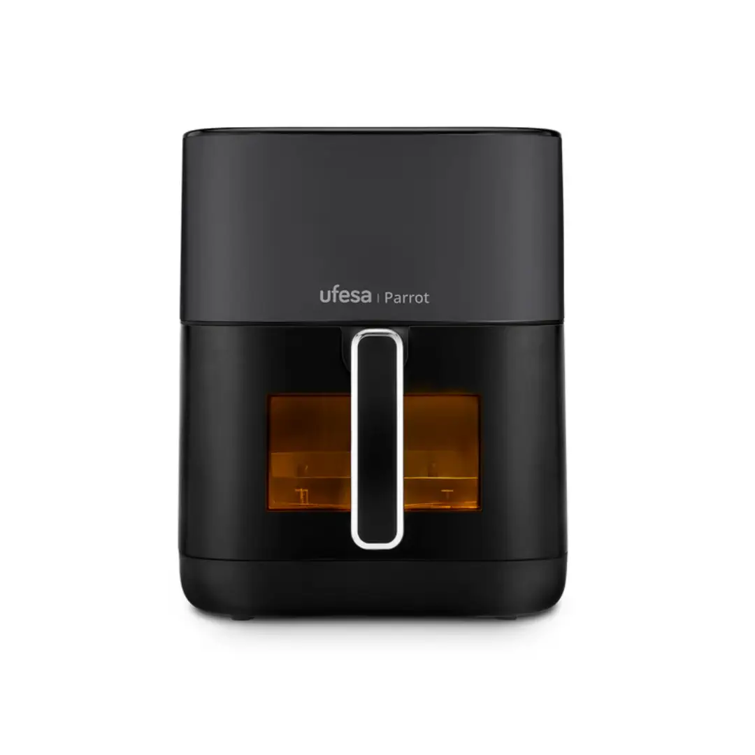 Freidora dietética Parrot UFESA de 6 litros y 1800W, ideal para cocinar con menos aceite, perfecta para preparar tus platos favoritos de forma saludable - Electrocash