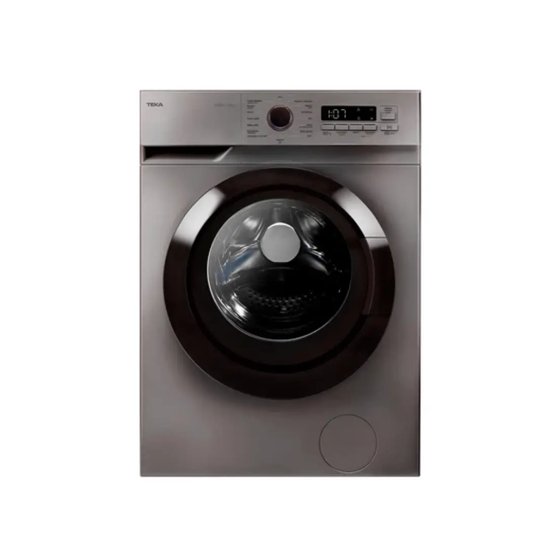 Lavadora Teka WMK-40840 en acabado inox, con eficiencia energética A, capacidad de 8 kg y función vapor - Electrocash