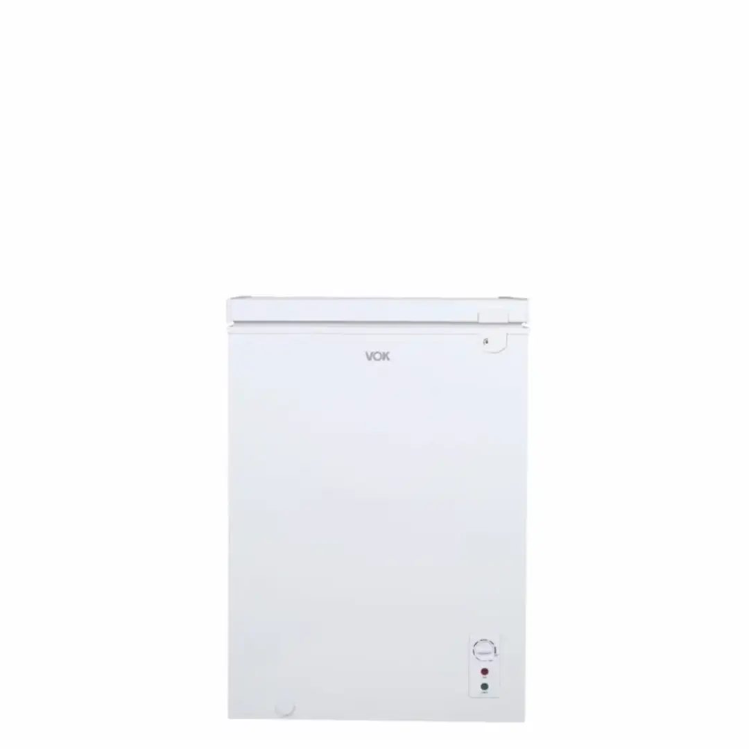 Congelador horizontal VOK EVF-99CDEW en color blanco, con capacidad de 99L y diseño compacto de 55 cm - Electrocash