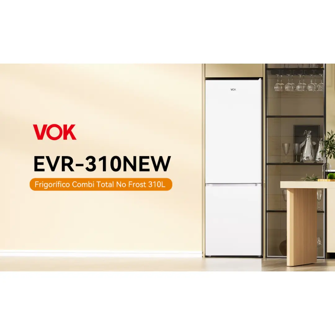 Frigorífico combi VOK EVR-310NEW con tecnología avanzada para una mejor conservación de los alimentos - Electrocash