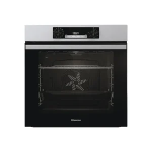 Horno Hisense BI-64EPXE1SOL con función pirolítica, capacidad de 77 litros y acabado en acero inoxidable, ideal para una cocina eficiente y moderna - Electrocash