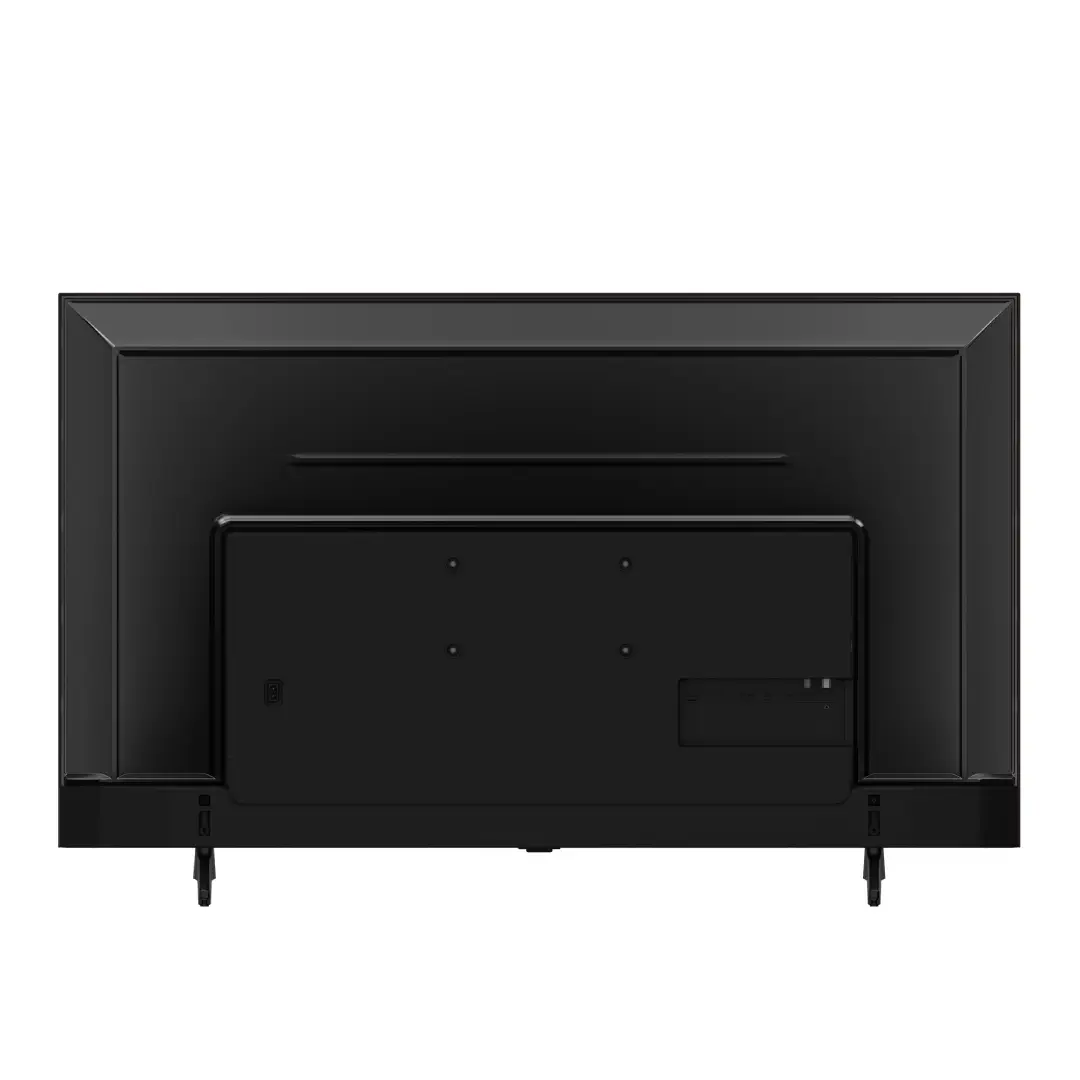 Vista de la parte trasera del televisor Grundig 43GIQ-8900B con diseño moderno y conexiones estratégicamente ubicadas - Electrocash