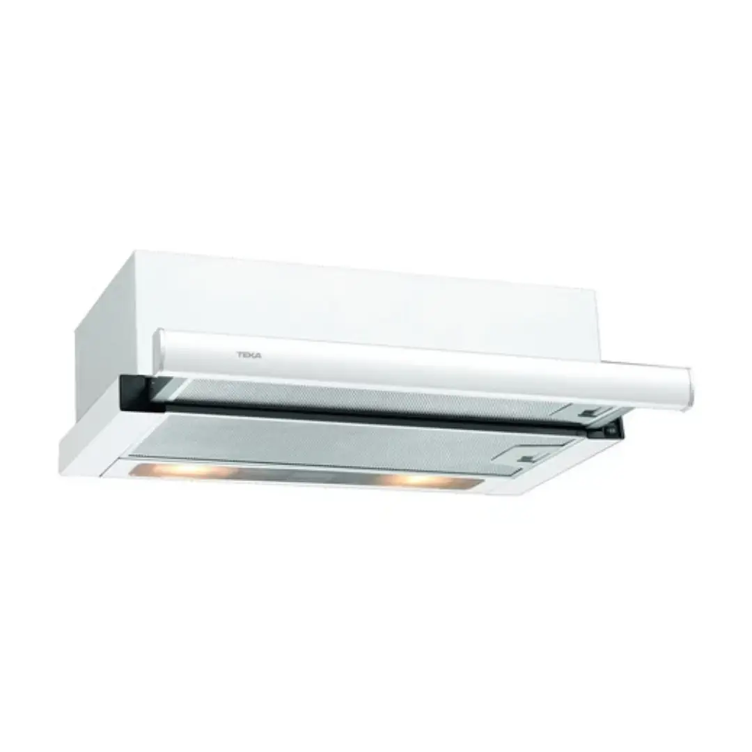 Campana extraíble TL-6310WH TEKA en color blanco, diseñada para una eficiente extracción de humos en cocinas compactas - Electrocash