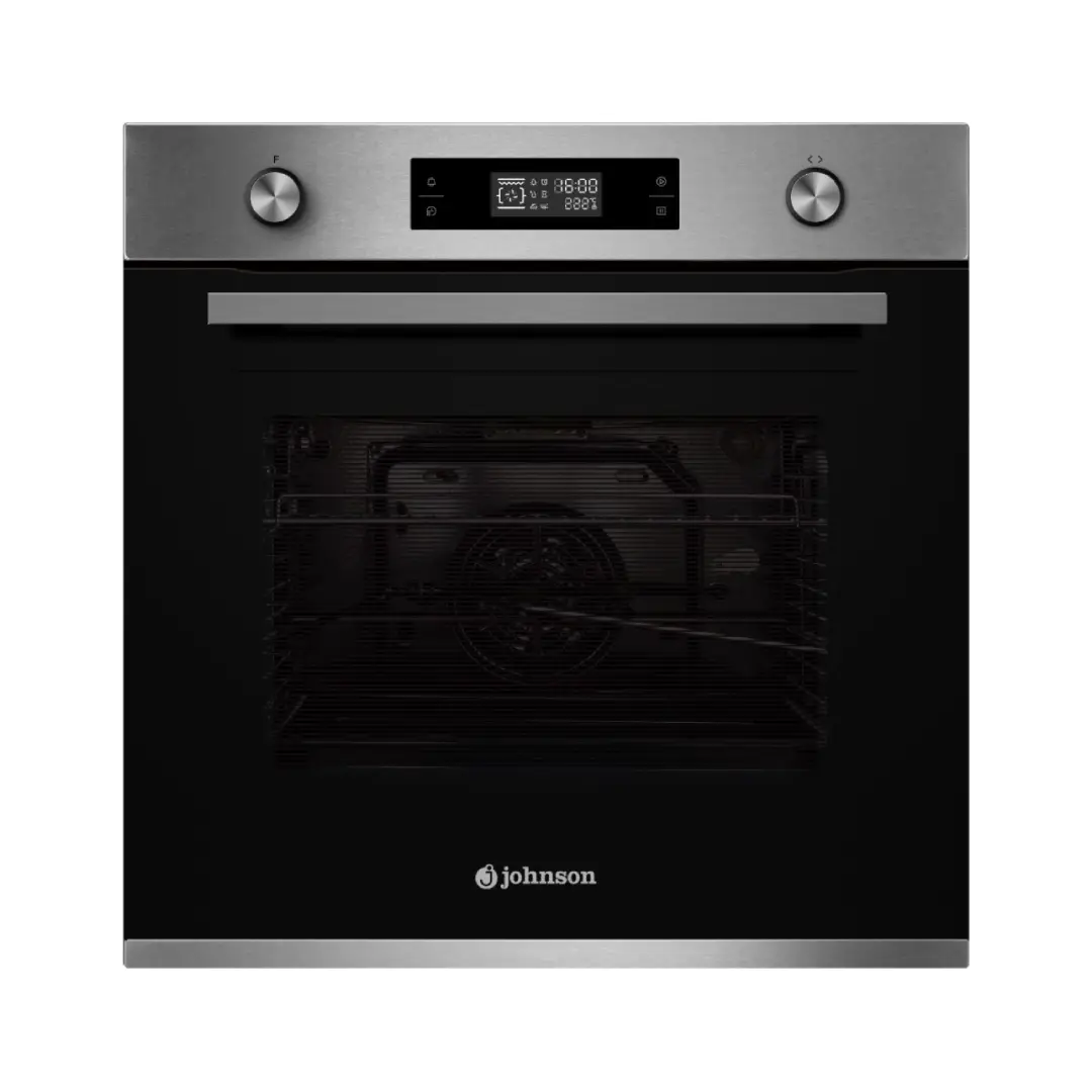 Horno de acero inoxidable JOR-70X de JOHNSON con eficiencia energética A, 8 programas de cocción y display digital - Electrocash