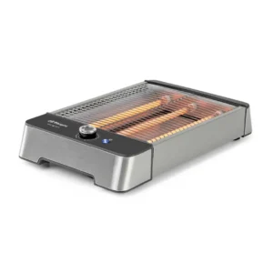 Tostador TO-2030 de Orbegozo en acero inoxidable, con 600W de potencia para un tostado uniforme y rápido - Electrocash