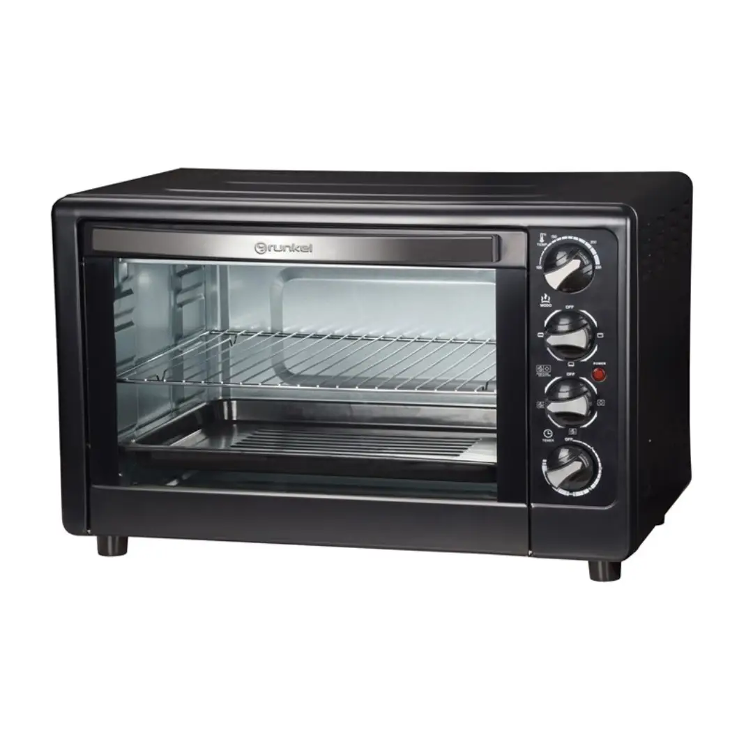 Mini horno HR-48M de Grunkel en color negro, con 2200W de potencia y 40 litros de capacidad - Electrocash