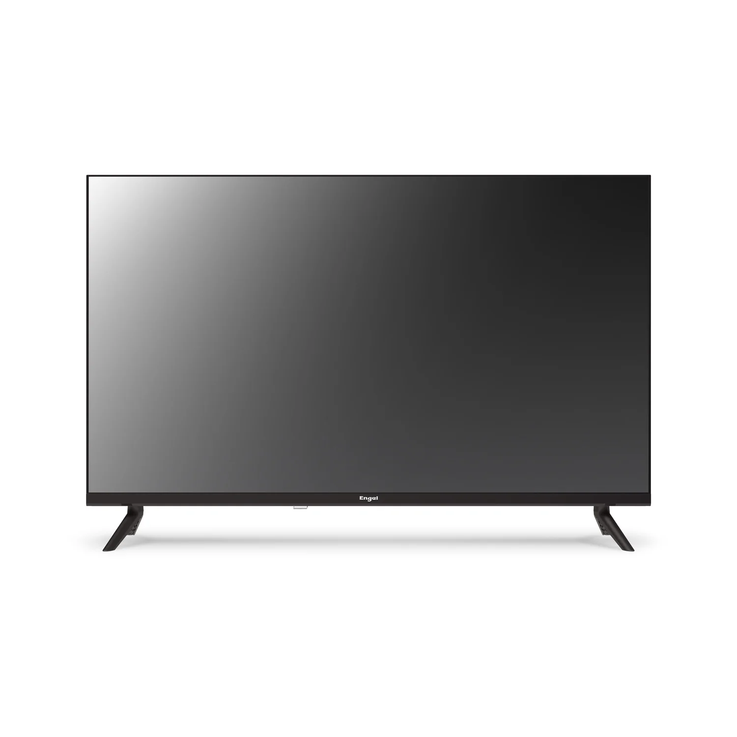 Vista de la televisión LED de 32 pulgadas LE-3266T2 de ENGEL apagada, destacando su diseño elegante y moderno - Electrocash