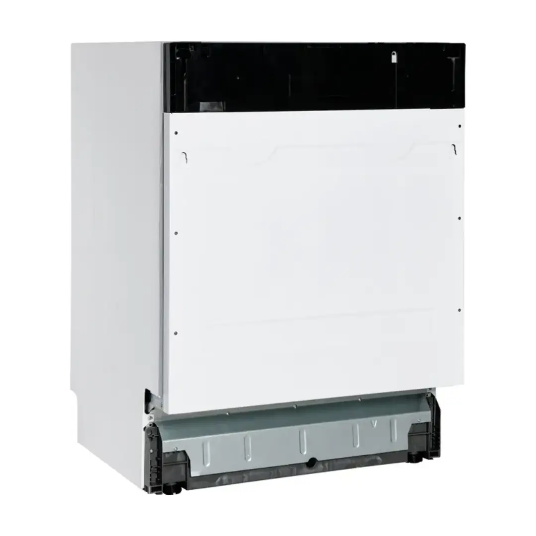 Vista de la parte trasera del lavavajillas Daewoo DI1D-5FW0ES, mostrando sus conexiones y diseño para una integración sencilla en la cocina - Electrocash
