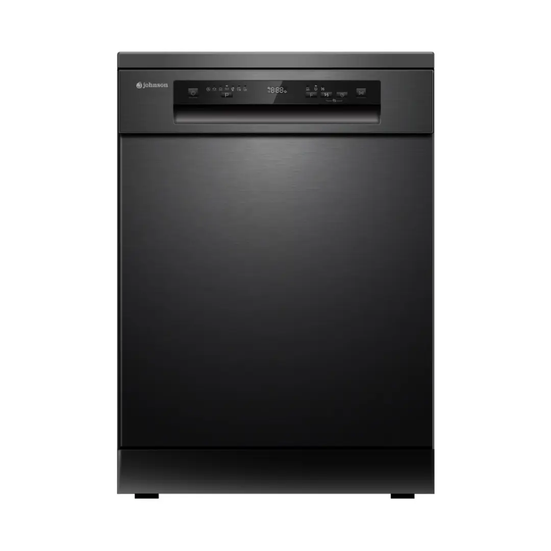 Lavavajillas Dark Inox JWAS-14DXN de 60 cm, con capacidad para 14 cubiertos, 7 programas de lavado y clase energética D, ideal para grandes hogares - Electrocash
