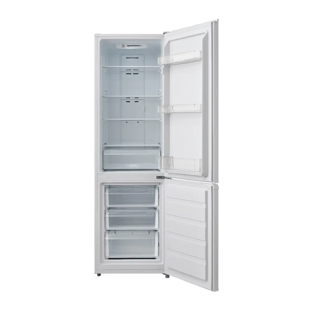 Interior del combi Johnson JRC-1805EN1W con puertas abiertas, mostrando distribución eficiente y amplio espacio de almacenamiento - Electrocash