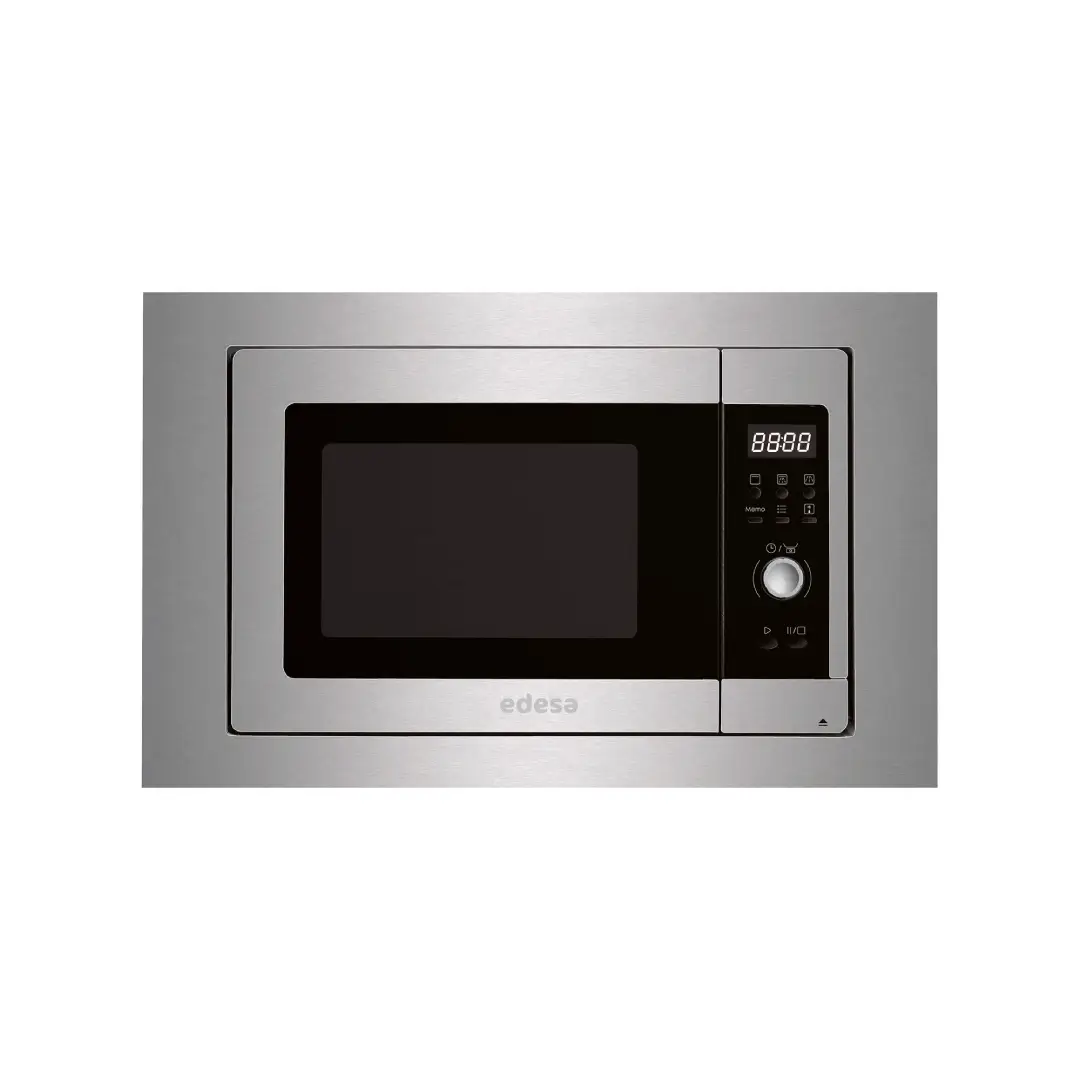 Microondas encastre EDESA EMW-2020IX de 20L con grill y 700W de potencia, acabado en acero inoxidable, perfecto para una cocina moderna y funcional - Electrocash