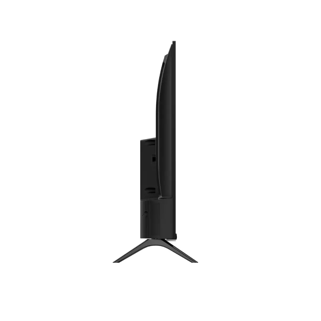 Vista lateral del televisor TCL S5400AF, destacando su diseño delgado y elegante, ideal para espacios modernos - Electrocash