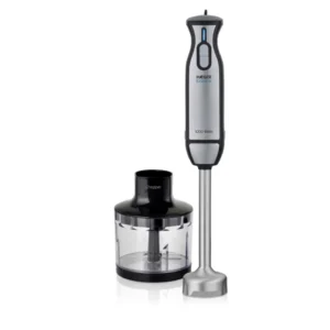 Batidora de mano HAEGER HB-10C.019A Extreme con motor de 1000W, cuchillas de titanio y accesorio picadora, ideal para preparar todo tipo de recetas - Electrocash