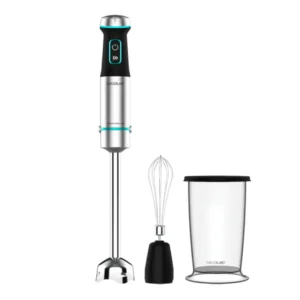 Imagen principal de la batidora de mano Cecotec Power TitanBlack 1200 XL Cream 1200W con vaso de 800 ml y varilla montaclaras – Electrocash