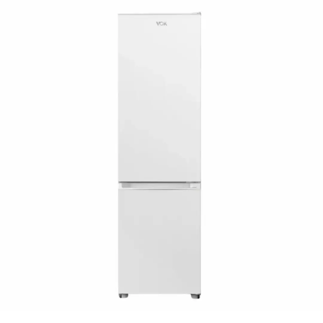 Frigorífico combi VOK EVR-224DEW en color blanco con iluminación LED y diseño compacto de 170x55 cm – Electrocash