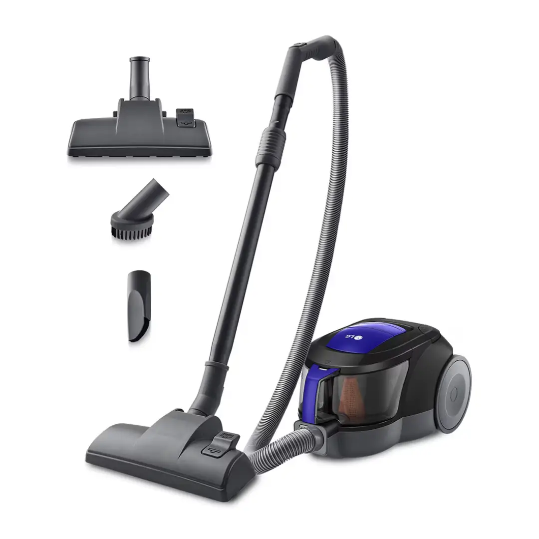 Imagen principal del aspirador sin bolsa LG VC-5506NHTB en color gris mate con depósito de 1,1 litros – Electrocash