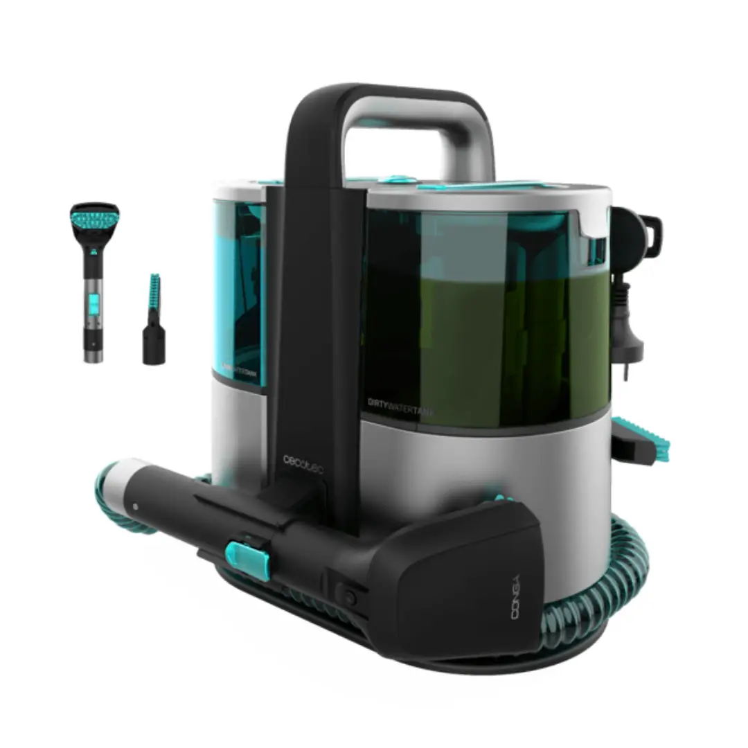 Aspirador de tapicería Cecotec Carpet&Spot XL 08425 con potencia de 400W y 12 kPa de succión, ideal para pulverizar, limpiar y aspirar en una sola pasada – Electrocash