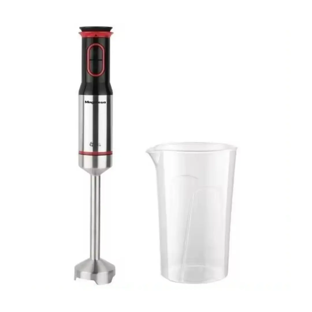 Imagen principal de la batidora de mano Magefesa Kreisel MGF-4196 con brazo de acero inoxidable y vaso medidor de 600 ml – Electrocash
