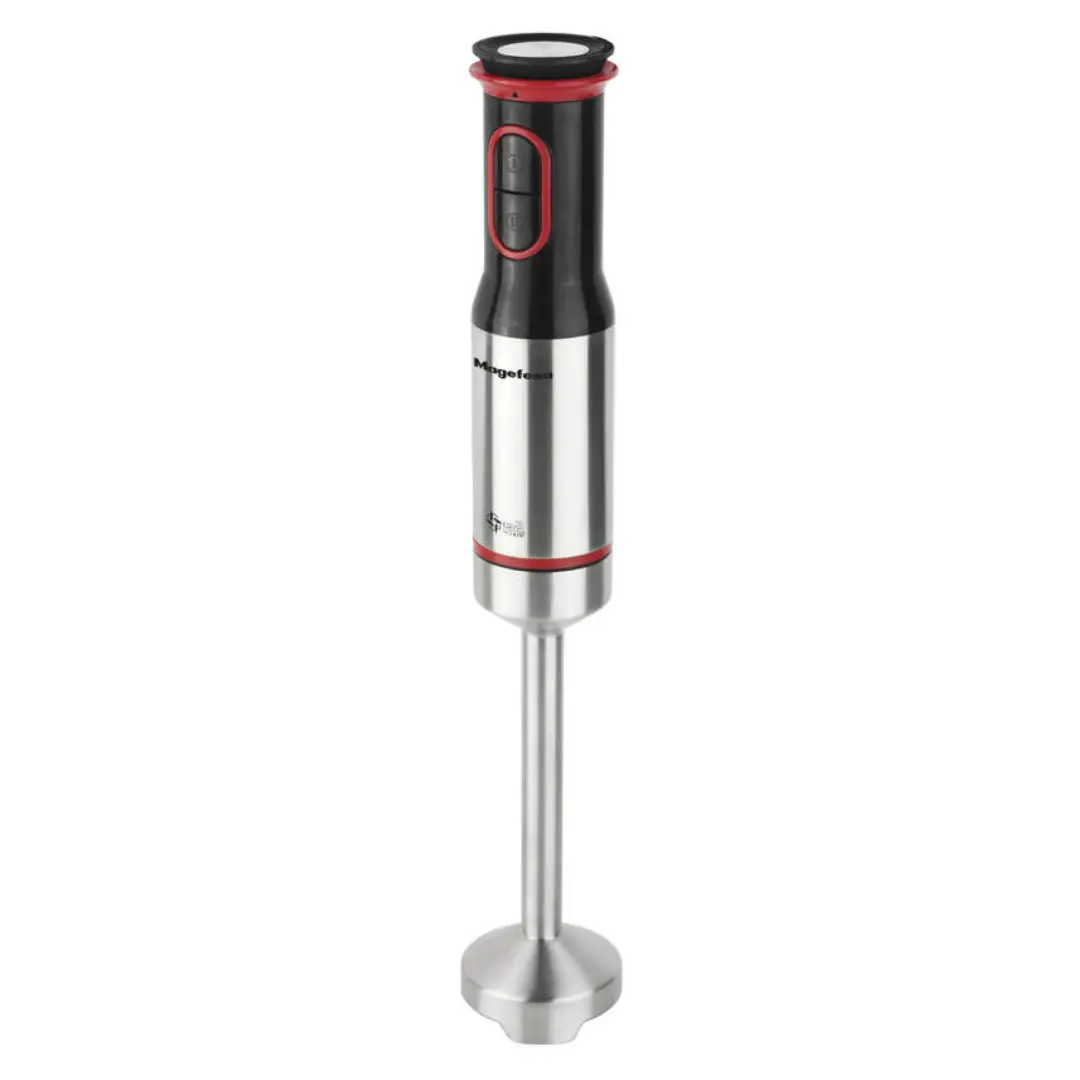 Vista destacada de la batidora de mano Magefesa Kreisel Max 1200W fabricada en acero inoxidable, sin accesorios – Electrocash
