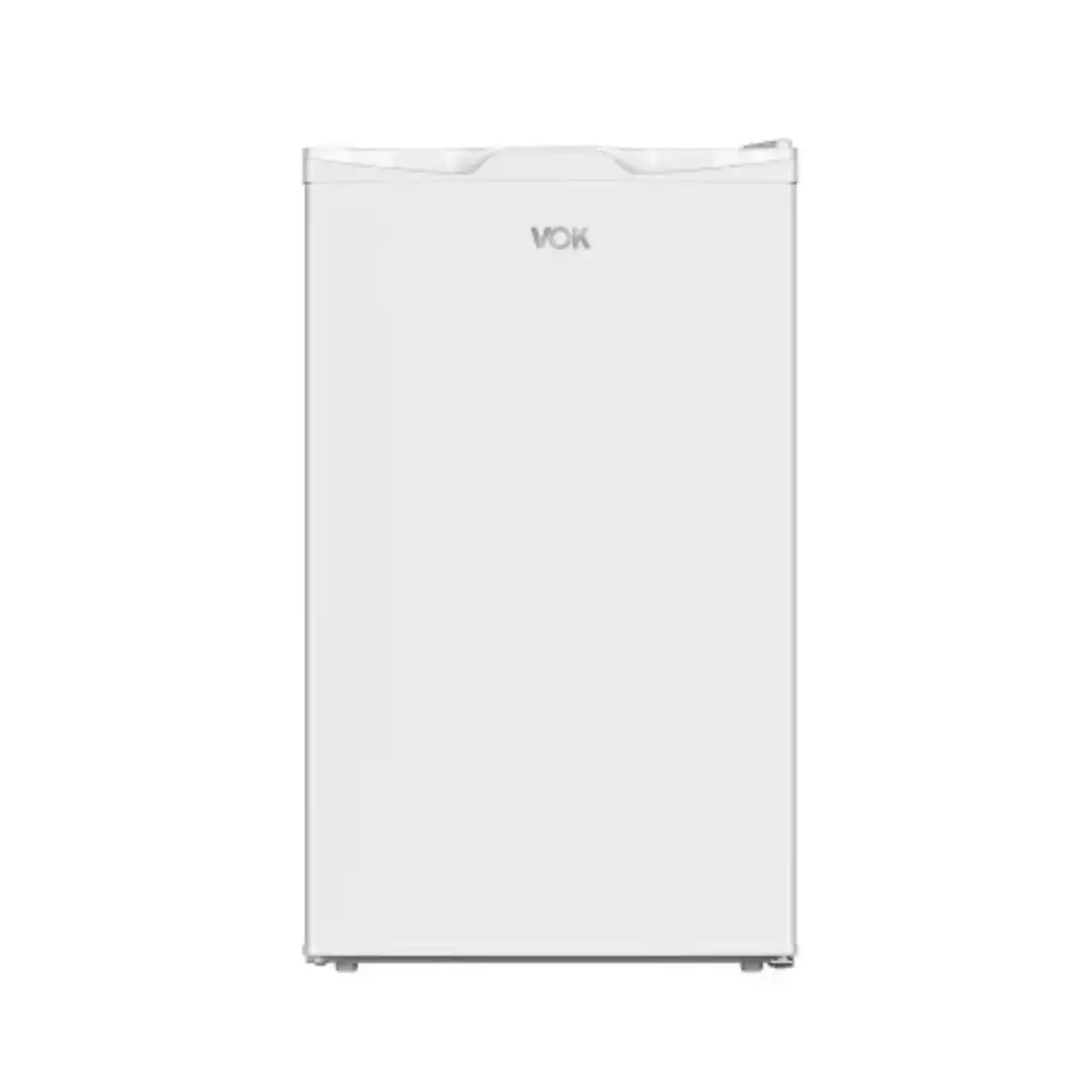 Congelador vertical VOK EVF-63TDEW en color blanco, diseño compacto de 82,5 cm de altura – Electrocash
