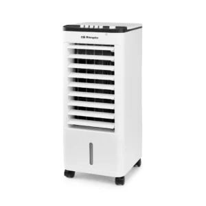 Climatizador evaporativo Orbegozo AIR 39 con 65W de potencia, depósito de 4 litros y funciones de purificación y humidificación del aire – Electrocash