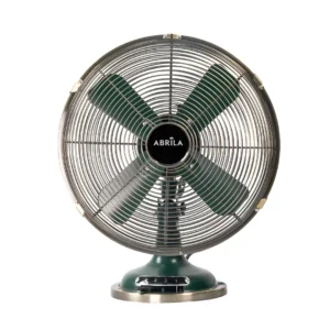 Ventilador de sobremesa Capitolio en color Olivia de la marca Abrila, con motor AC de 37W, 3 velocidades y 35 cm de diámetro – Electrocash