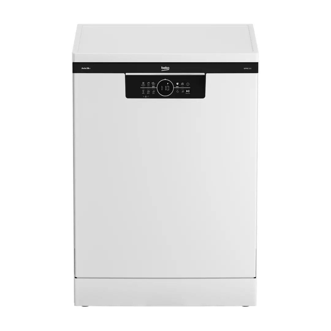 Lavavajillas Beko BDFN-26420WA de 60 cm en color blanco, con capacidad para 14 cubiertos, tecnología AutoDose y función Fast+™ – Electrocash