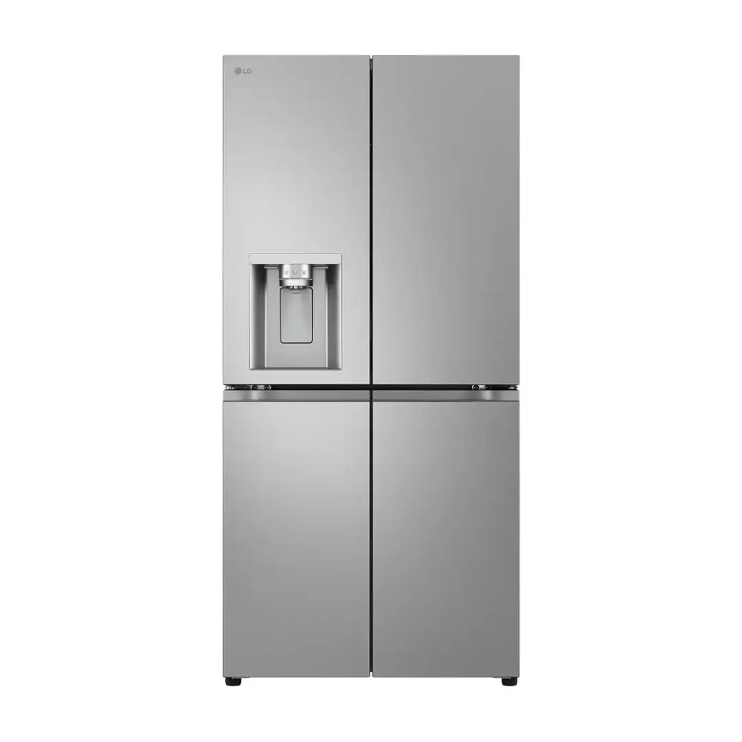 Imagen frontal del frigorífico americano LG GML-861PYPE con acabado moderno y gran capacidad de 506 litros – disponible en Electrocash