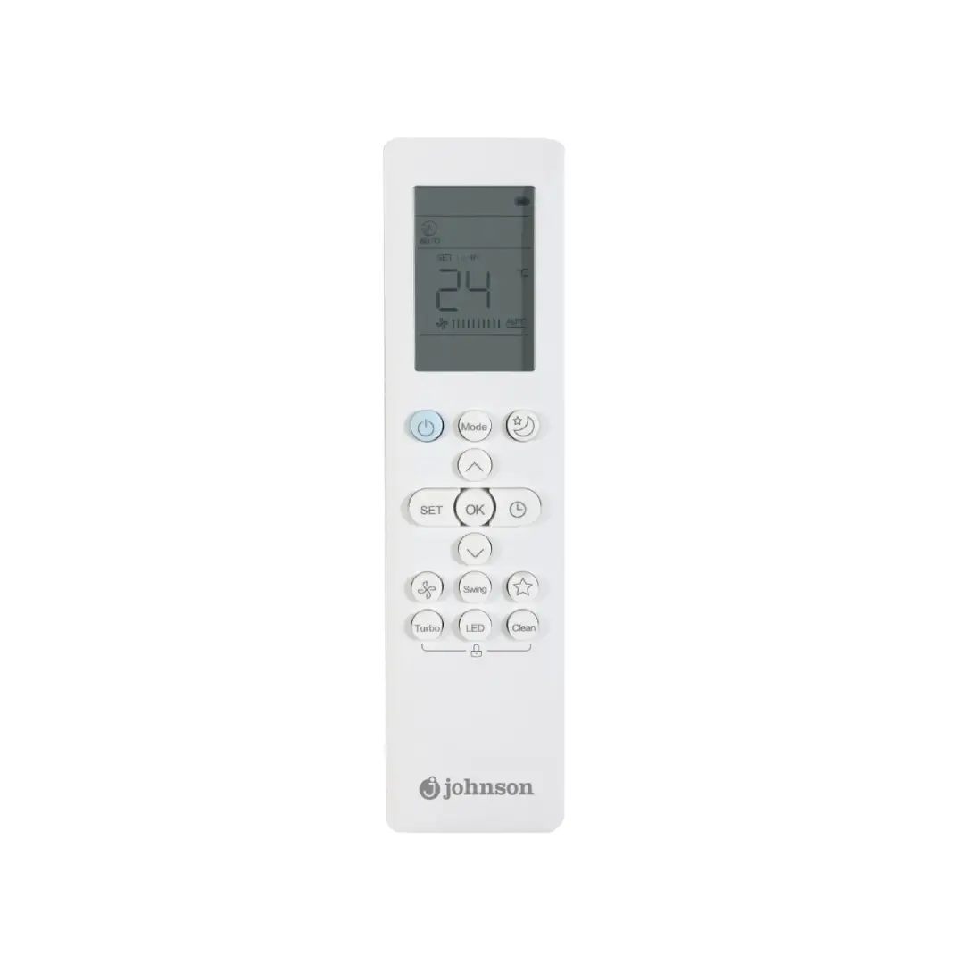 Mando a distancia del aire acondicionado Split Johnson Montblanc-52K con pantalla digital y funciones inteligentes – Electrocash