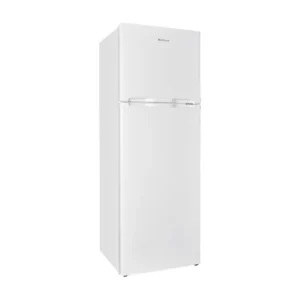 Imagen frontal del frigorífico 2 puertas JOHNSON JRD‑1706E en color blanco, diseño clásico y gran capacidad de 304 litros – Electrocash