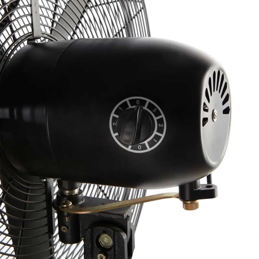 Primer plano del panel de control con botones de velocidad del ventilador nebulizador Orbegozo SFA-8100 – Electrocash