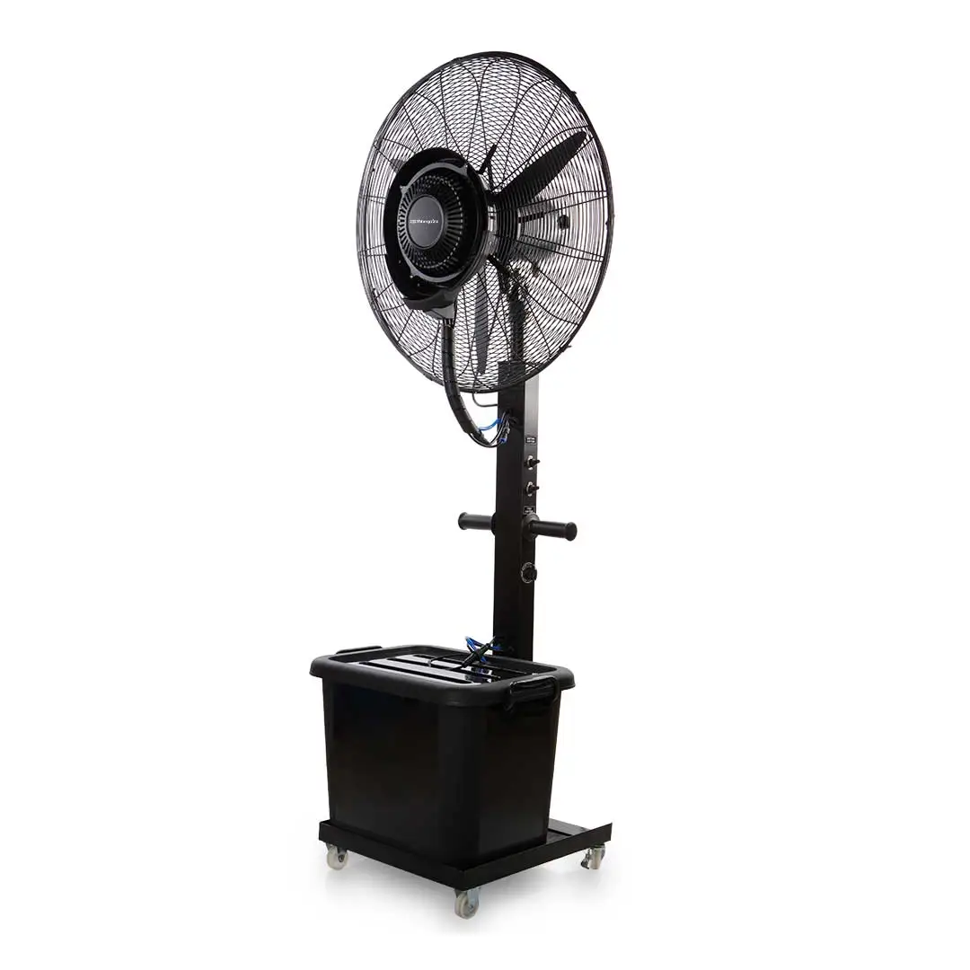 Imagen frontal del ventilador nebulizador Orbegozo SFA-8100 mostrando su diseño compacto y depósito de 40 litros – disponible en Electrocash