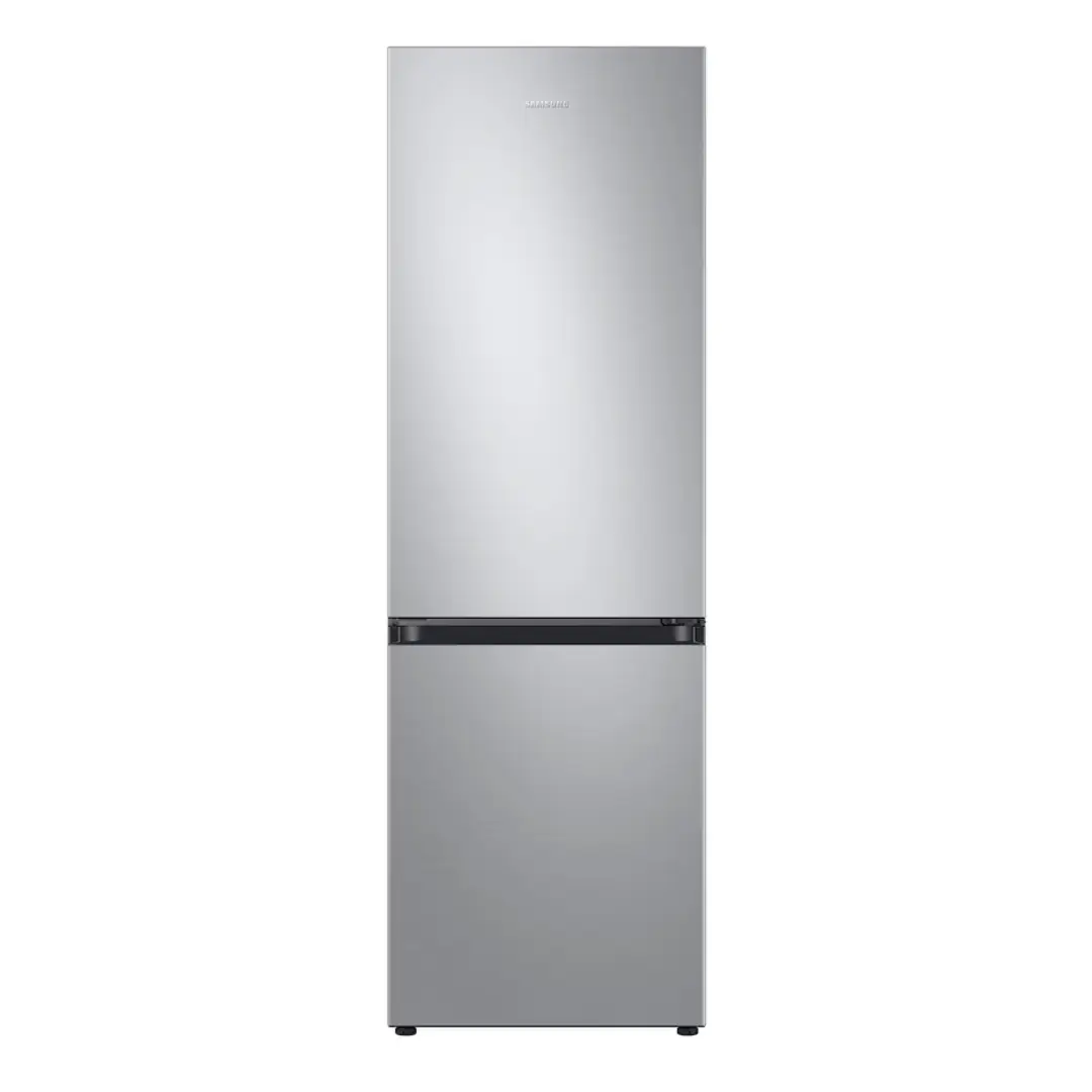 Imagen frontal del frigorífico combi Samsung RB-34C600CSA/EF en color inox metal graphite, con diseño elegante y tecnología inteligente – disponible en Electrocash