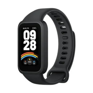 Imagen frontal de la pulsera inteligente Xiaomi 9Active-BK con pantalla AMOLED de 1.47 pulgadas y diseño moderno – disponible en Electrocash