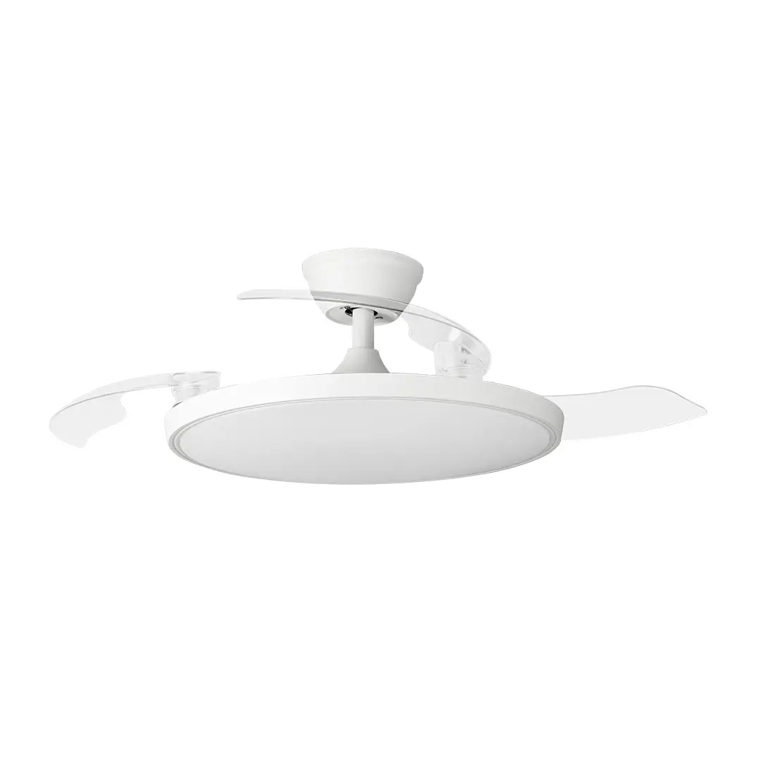 Imagen principal del ventilador de techo Orbegozo CP-148105 retráctil de 105 cm con motor DC de 35W, 6 velocidades y luz LED de 36W.