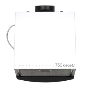 Extractor profesional Cata 750 L en color blanco con 35 cm de altura y alto rendimiento de extracción. Ideal para eliminar humos y olores de la cocina de manera eficiente — disponible en Electrocash.