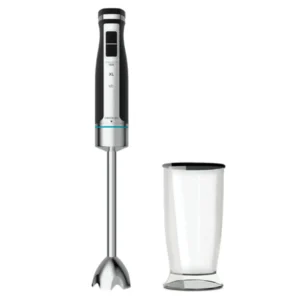 Batidora Cecotec PowerGear 1500 XL Inox con motor de 1500 W, vaso medidor y cuchillas de titanio para una mezcla potente y precisa, disponible en Electrocash.