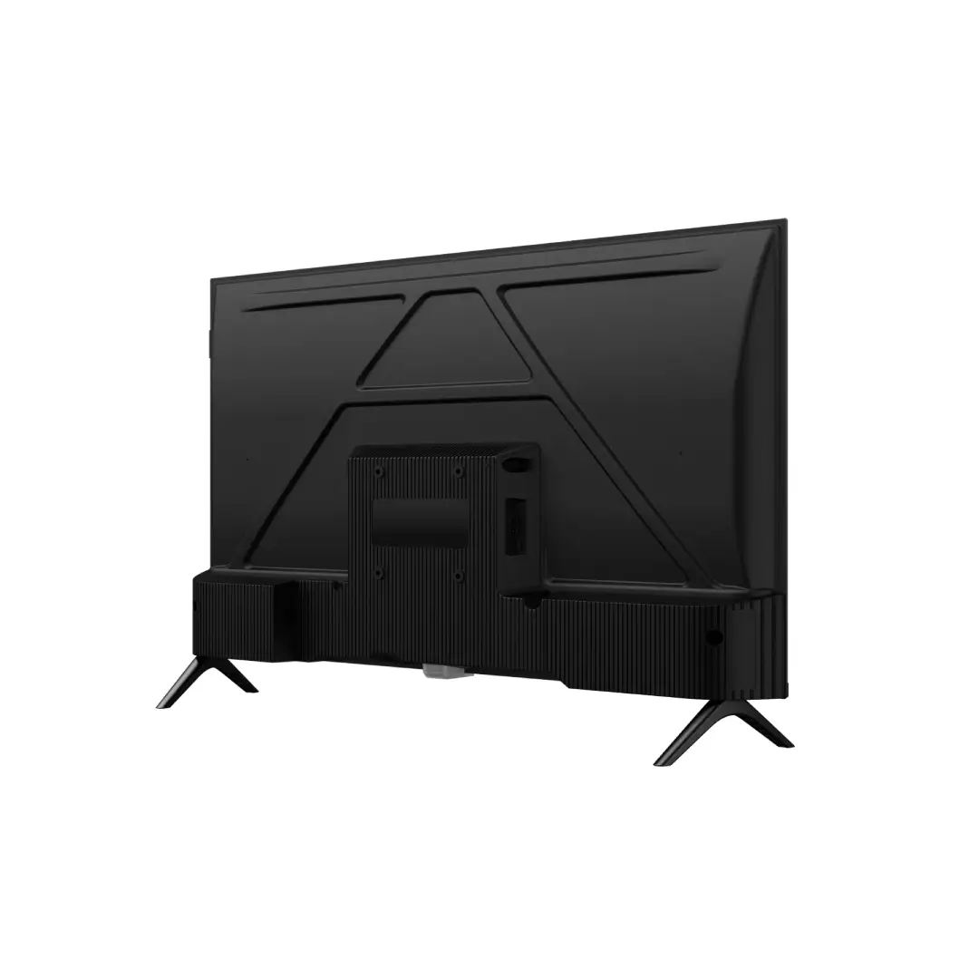 Vista trasera del televisor TCL 32S4K de 32 pulgadas, mostrando el panel posterior con rejillas de ventilación, entradas y sistema de montaje VESA — disponible en Electrocash.