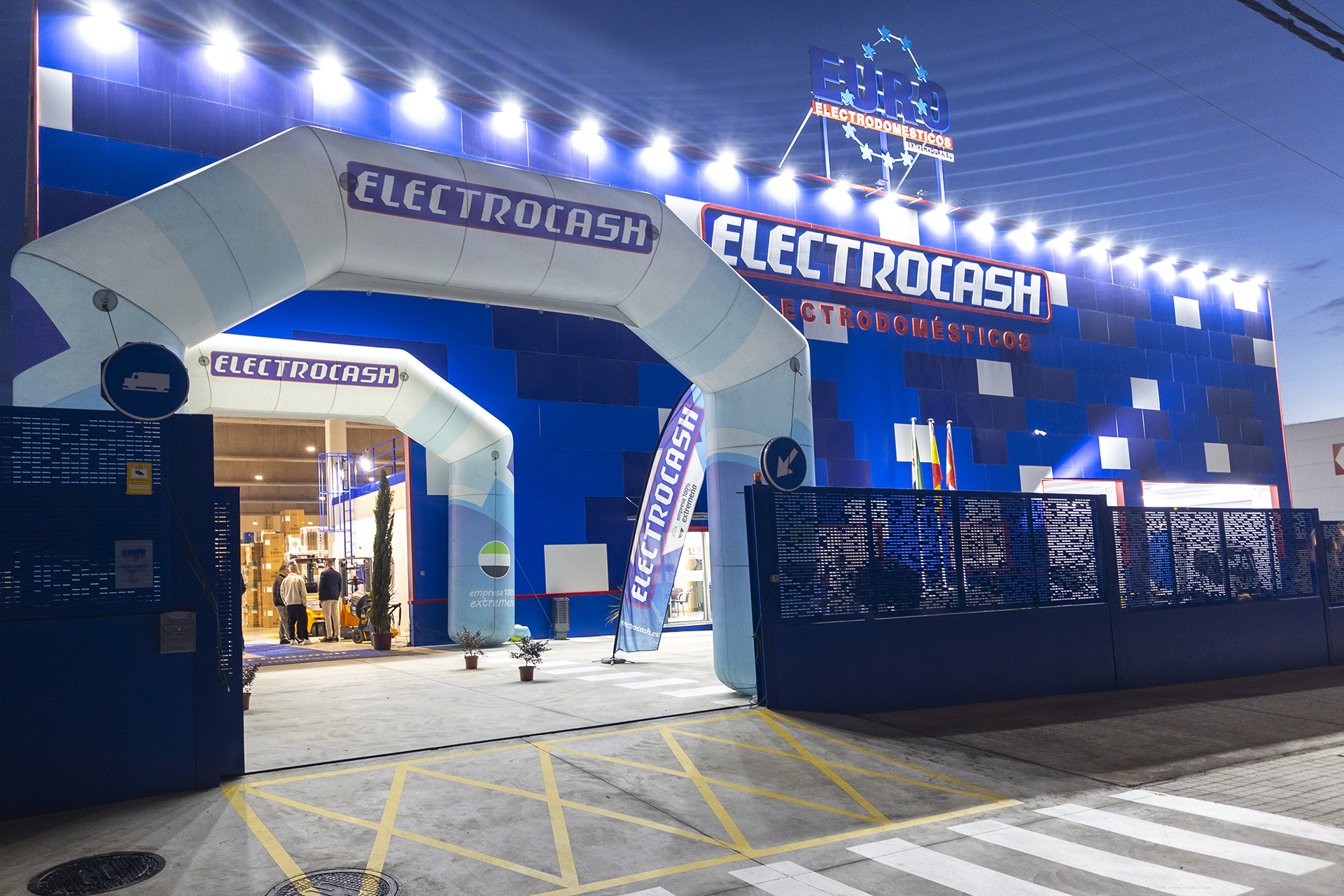 Nuevo centro logístico de Euro Electrodomésticos Extremadura en Cáceres