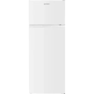 Imagen frontal del frigorífico Indesit I5550-412W en color blanco, con 206 litros de capacidad, 2 puertas y eficiencia energética Clase E.