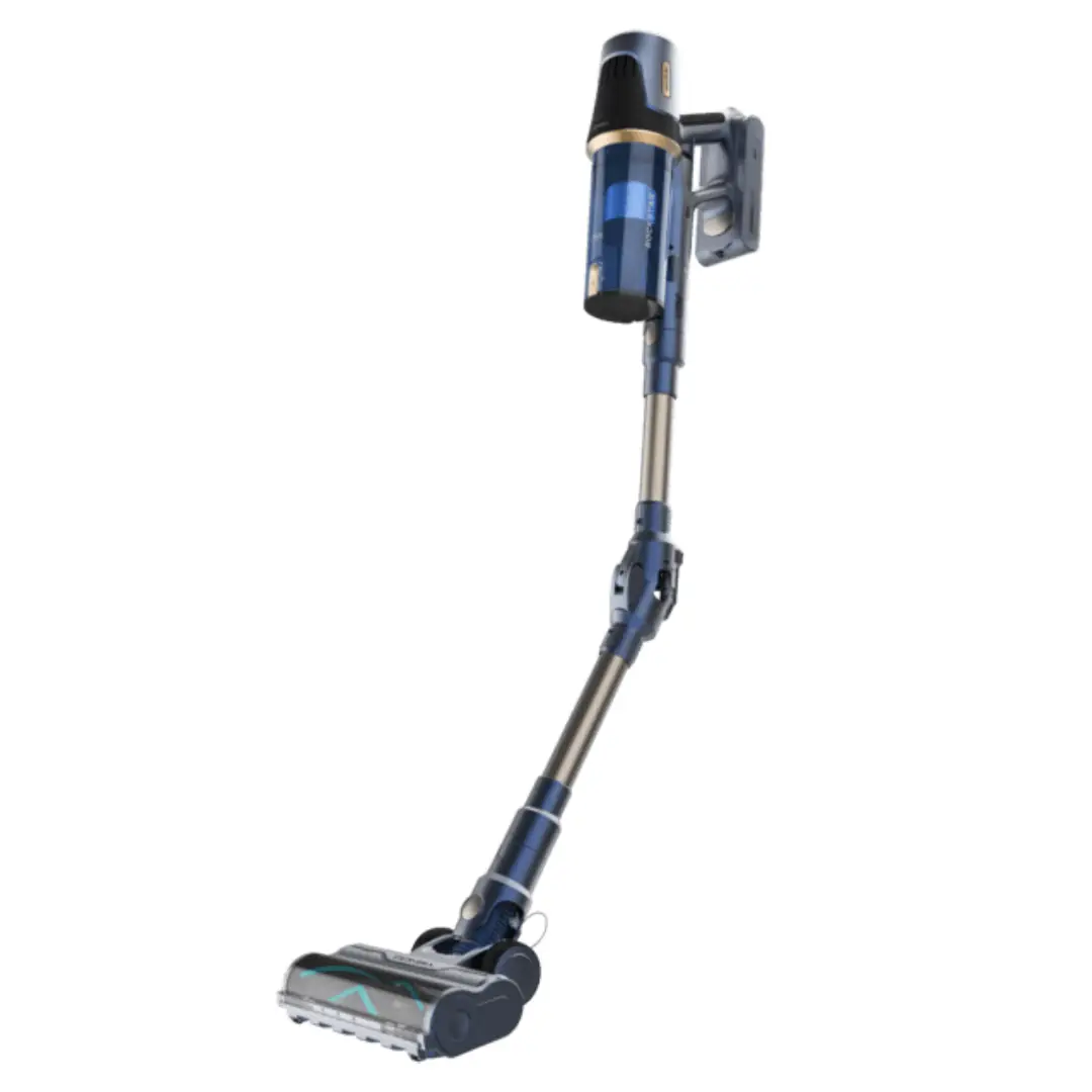 Imagen del aspirador escoba Cecotec Rockstar RS70 Pet Flex sin accesorios, mostrando el cuerpo principal del aspirador con diseño flexible para una limpieza cómoda.