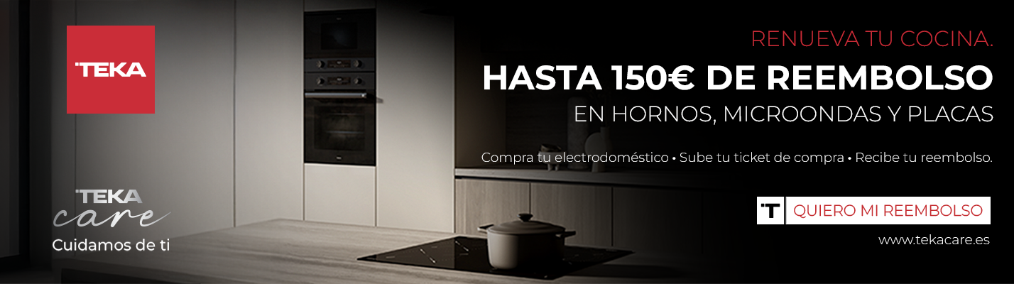 Banner promoción Cashback TEKA 2026 - Electrocash Banner promoción Cashback TEKA 2026 - Electrocash