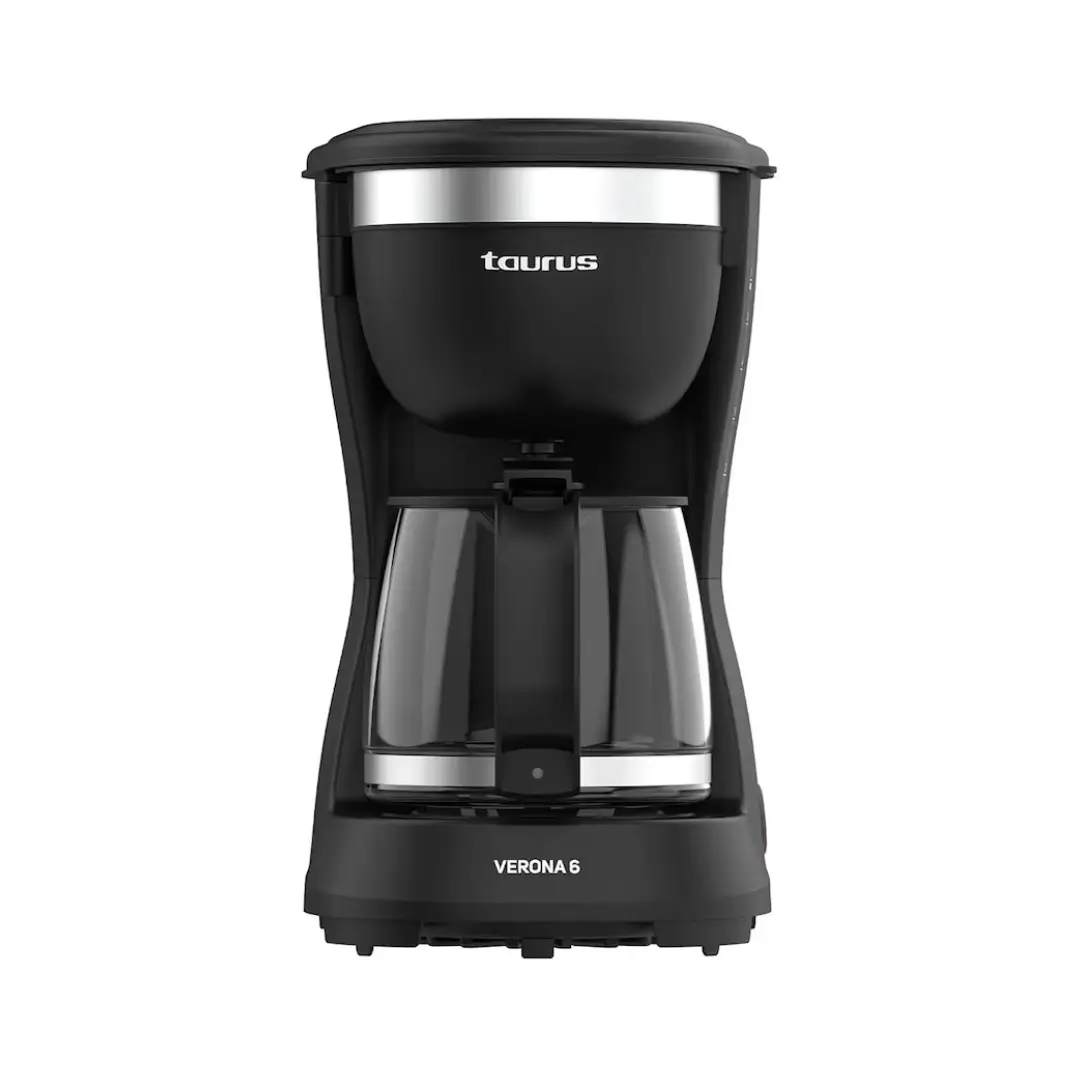 cafetera de goteo Taurus Verona-6 600W con capacidad para 6 tazas de café para uso diario en el hogar