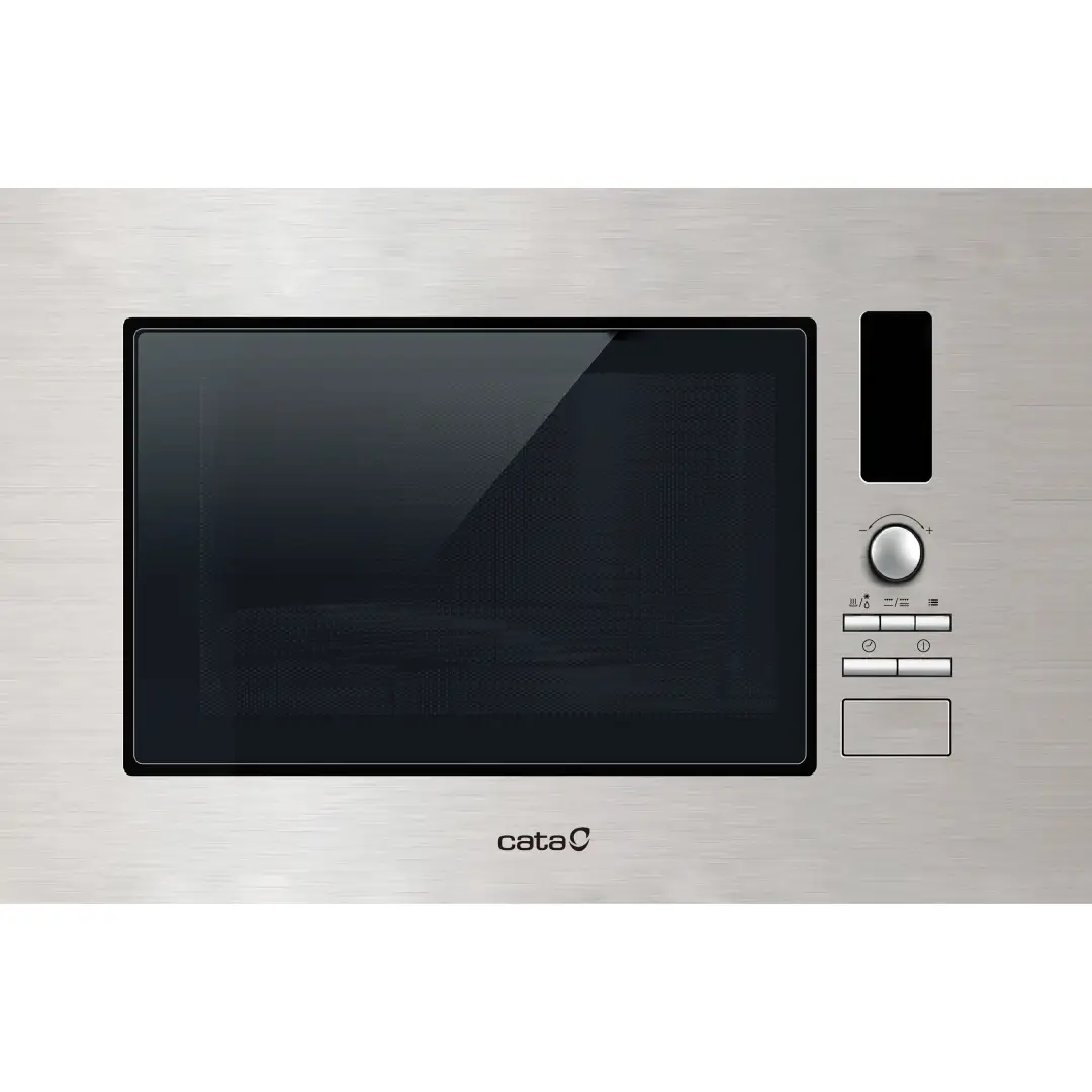 microondas integrable CATA MC-20D X/A en acero inoxidable 20 litros con función grill para cocina moderna