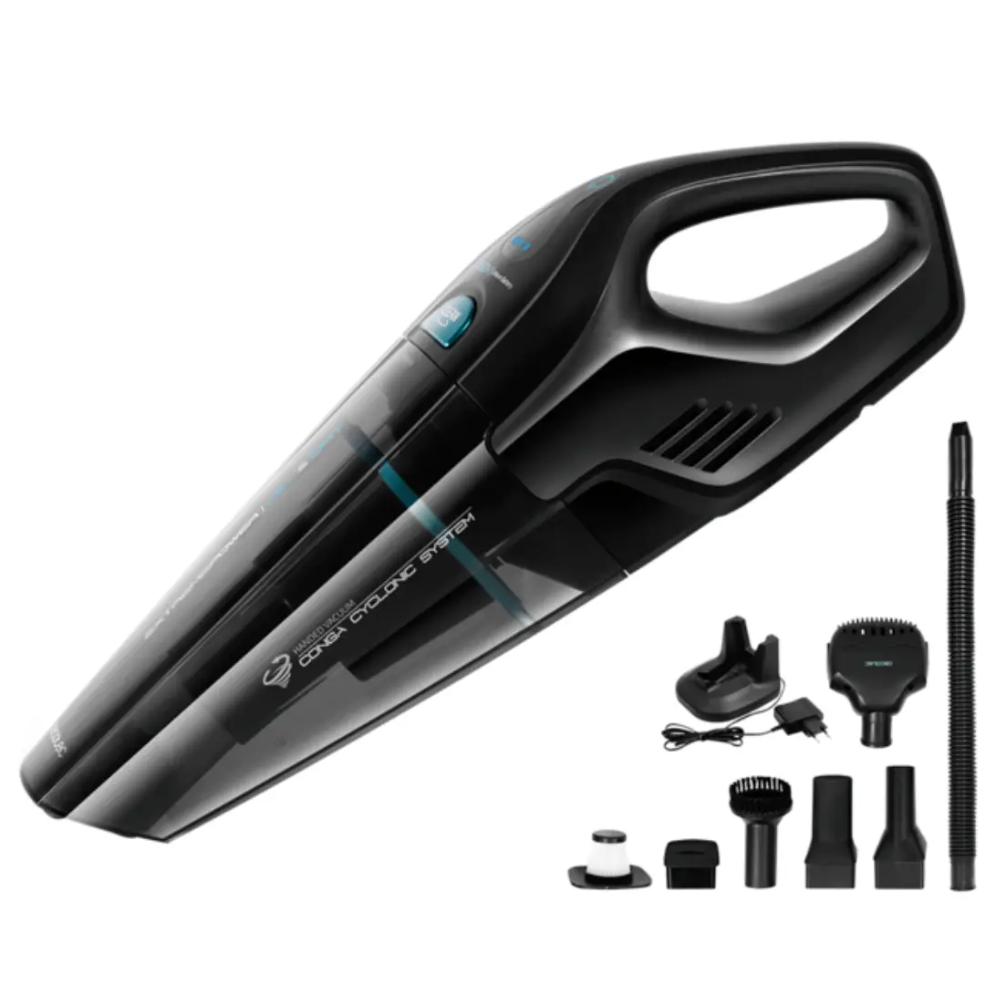 aspirador de mano Cecotec Conga Immortal ExtremeSuction 05441 22,2V Wet&Dry para mascotas con alta potencia de succión para sólidos y líquidos