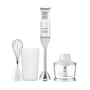 batidora de mano Taurus Bapi 1200 Pure Plus de 1200W con accesorios para triturar, batir y mezclar alimentos de forma eficiente
