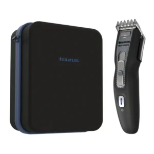 cortapelos Taurus Nixus Titanium con cuchillas de titanio 8000 RPM y estuche completo para corte preciso de cabello y barba