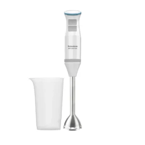 batidora de mano Taurus Bapi 1200 Pure de 1200W con vaso medidor para triturar y mezclar alimentos de forma rápida y sencilla