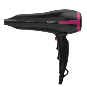 secador de pelo Solac SH-7091 Fast Légere de 2200W, diseño ligero y 2 velocidades para un secado rápido y cómodo